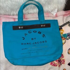 Marc Jacobs Teal Tote Bag